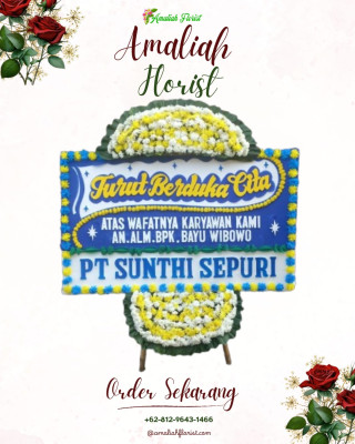 Papan Bunga Duka di Sei Balai