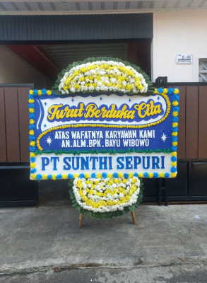 Papan Bunga Duka di Sei Balai