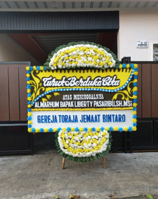 Papan Bunga Duka di Sei Balai