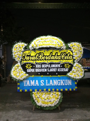 Papan Bunga Duka di Sei Balai